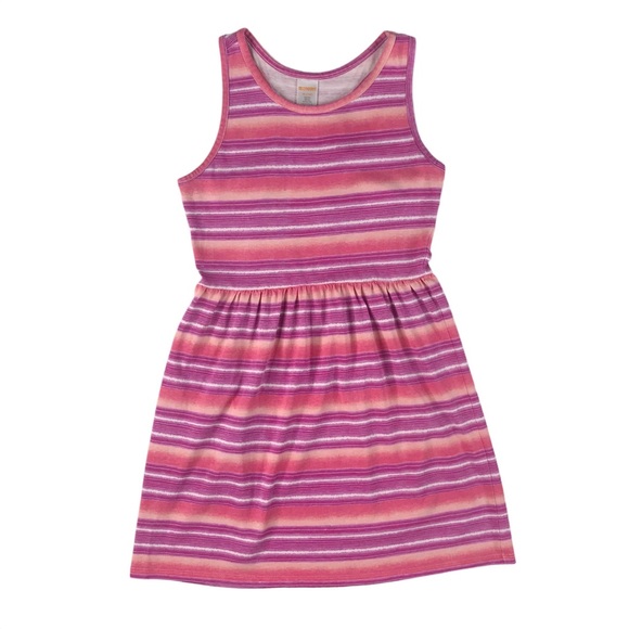 2 GAP Gymboree Pink Cotton Dress Bundle Girl Size M L Cotton Casual Beach Ombré - Picture 12 of 12